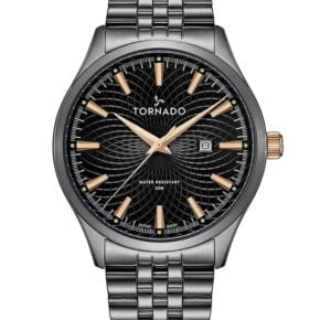 TORNADO Men's Analog Black Dial Watch - T20006B-XBXB